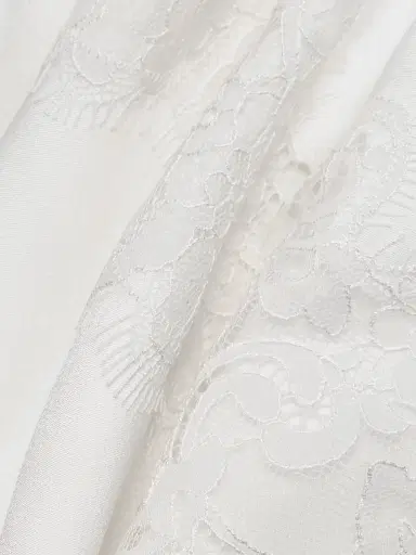 A.L.C. Women's Alessia Asymmetric Lace-Trimmed Dress - Creme | Thumbnail 7