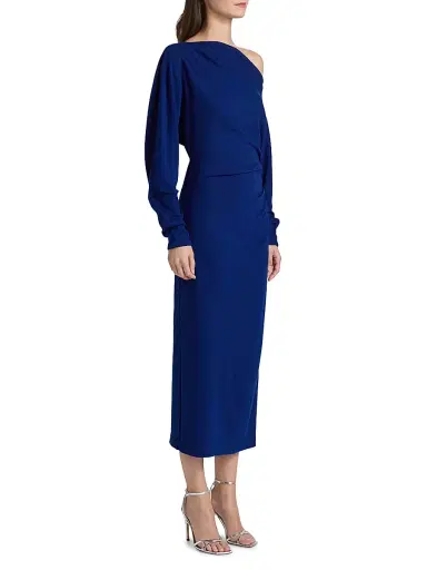 A.L.C. Women's Sonny Jersey Asymmetric Midi-Dress | Thumbnail 4 A.L.C. Women's Sonny Jersey Asymmetric Midi-Dress | Thumbnail 4