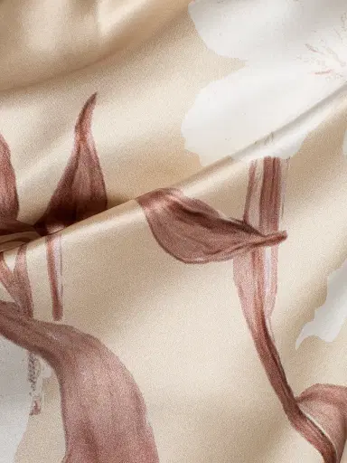 Misook Women's Floral Silk Draped Blouse | Thumbnail 7 Misook Women's Floral Silk Draped Blouse | Thumbnail 7