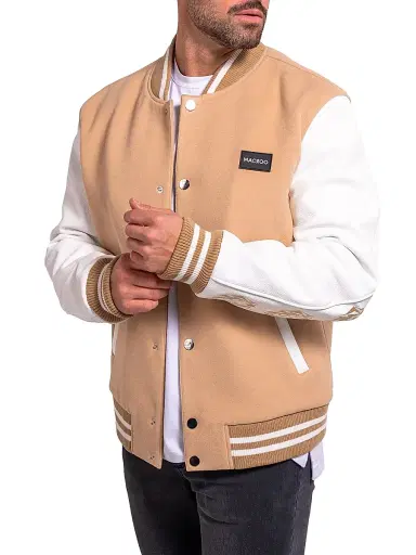 Maceoo Men's Ascension Leather Jacket - Brown - Size XXL | Thumbnail 3