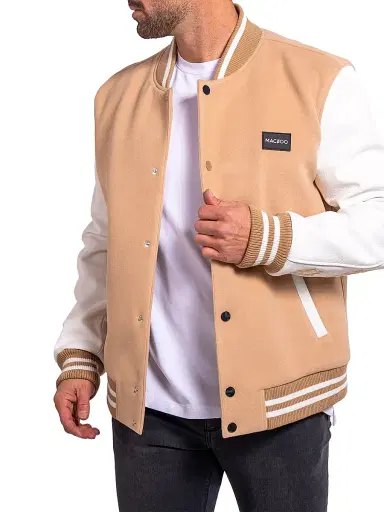 Maceoo Men's Ascension Leather Jacket - Brown - Size XXL | Thumbnail 4