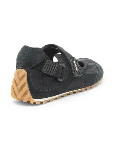 Bottega Veneta Women's Orbit Flash Suede Mary Jane Sneakers | Thumbnail 3