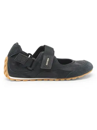 Bottega Veneta Women's Orbit Flash Suede Mary Jane Sneakers | Thumbnail 1