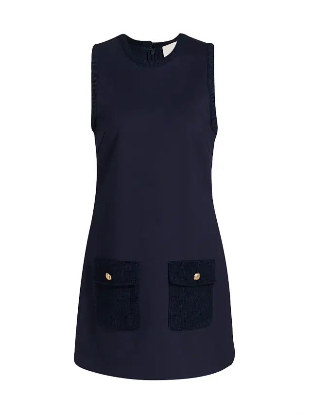 Cinq à Sept Women's Paulette Sleeveless Sheath Minidress - Navy
