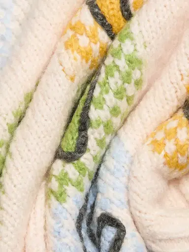 Cinq à Sept Women's Love Cotton-Blend Crewneck Sweater | Thumbnail 7
