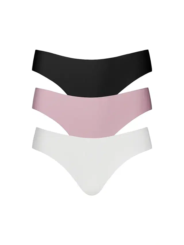 Women's 3-Pack Solid Thong Set