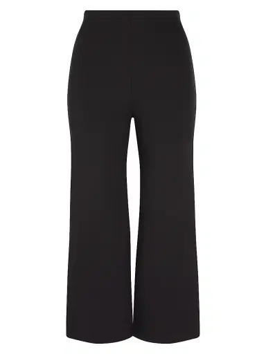 Commando Women's Neoprene Wide-Leg Crop Pants - Black - Size XL | Thumbnail 1