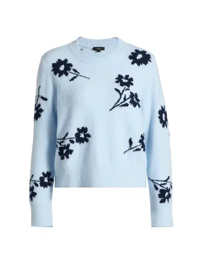 RAILS Women's Anise Floral Knit Crewneck Sweater | Thumbnail 1 RAILS Women's Anise Floral Knit Crewneck Sweater | Thumbnail 1