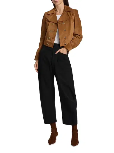 Nili Lotan Women's Cassidy Suede Jacket - Martora | Thumbnail 2