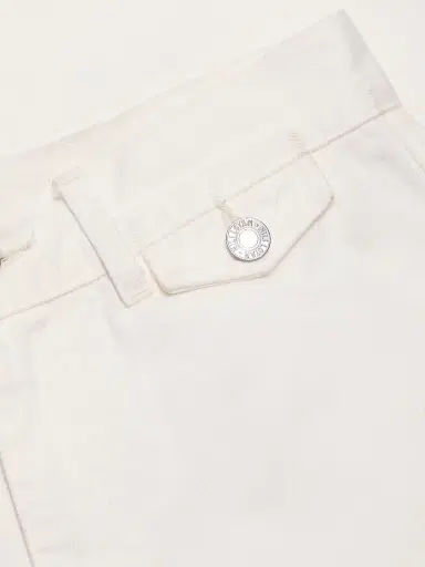 Nili Lotan Women's Edira Wide-Leg Jeans - Cream - Size 28 | Thumbnail 7