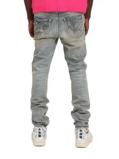 Purple Brand Men's Glow Dirty Slim Straight-Leg Jeans - Light Indigo - Size 40 | Thumbnail 2 Purple Brand Men's Glow Dirty Slim Straight-Leg Jeans - Light Indigo - Size 40 | Thumbnail 2