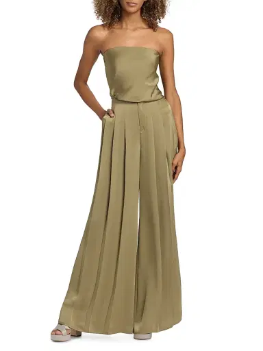 Ramy Brook Women's Yvette Pleated Pants | Thumbnail 2