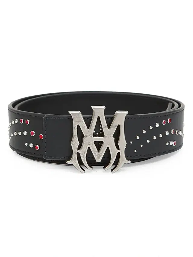 Amiri Men's MA Studded Leather Belt - Black