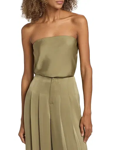 Ramy Brook Women's Ruben Strapless Bodysuit - Safari | Thumbnail 3