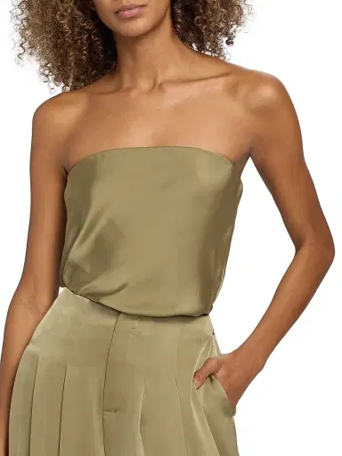Ramy Brook Women's Ruben Strapless Bodysuit - Safari | Thumbnail 7