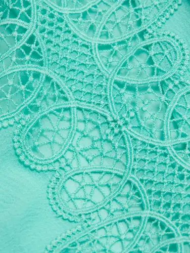 Ramy Brook Women's Beth Lace-Trim Cover-Up Minidress - Seaglass - Size XL | Thumbnail 6 Ramy Brook Women's Beth Lace-Trim Cover-Up Minidress - Seaglass - Size XL | Thumbnail 6