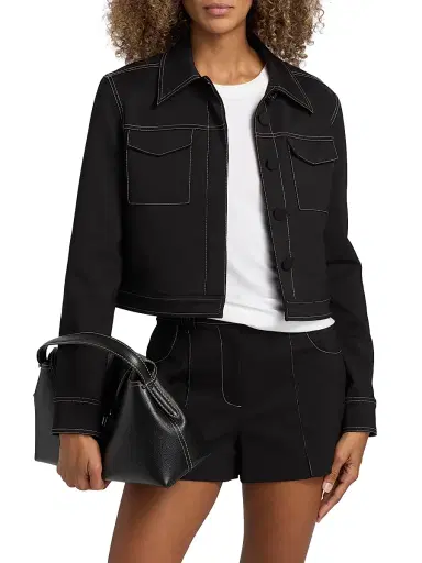 Ramy Brook Women's Marrie Trucker Jacket | Thumbnail 3