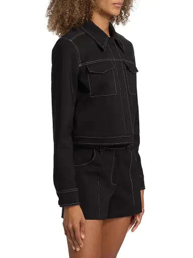 Ramy Brook Women's Marrie Trucker Jacket | Thumbnail 4