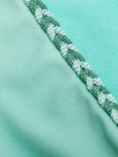 Ramy Brook Women's Benni Braided Side-Tie Bikini Bottom - Seaglass | Thumbnail 6