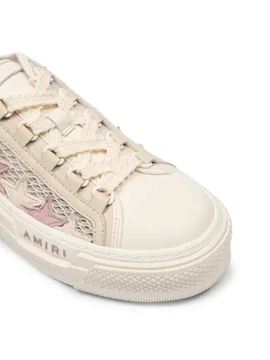 AMIRI Women's Stars Court Mesh Low-Top Sneakers - Alabaster - Size 7 | Thumbnail 4