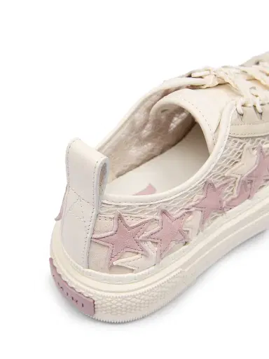 AMIRI Women's Stars Court Mesh Low-Top Sneakers - Alabaster - Size 7 | Thumbnail 5