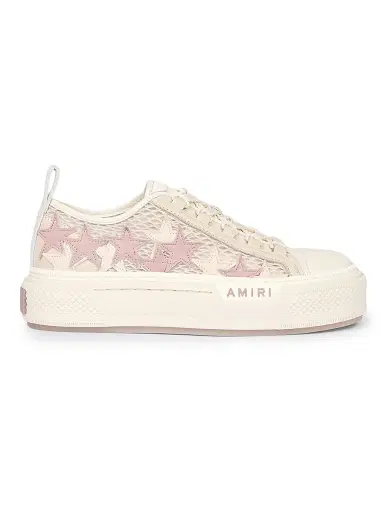 AMIRI Women's Stars Court Mesh Low-Top Sneakers - Alabaster - Size 7 | Thumbnail 1