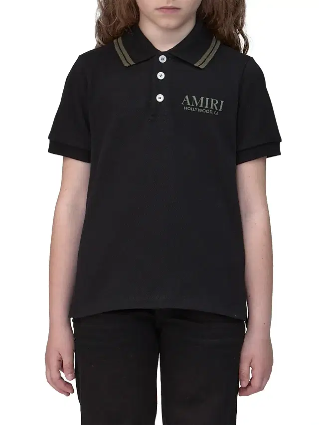 Little Boy's & Boy's Bones Polo Shirt - Black Little Boy's & Boy's Bones Polo Shirt - Black