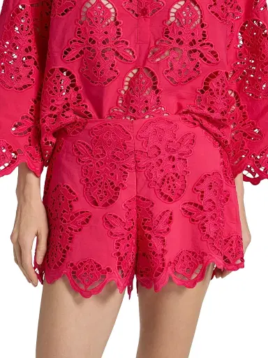 Cara Cara Women's Trish Eyelet Shorts - Azalea Eyelet | Thumbnail 3 Cara Cara Women's Trish Eyelet Shorts - Azalea Eyelet | Thumbnail 3