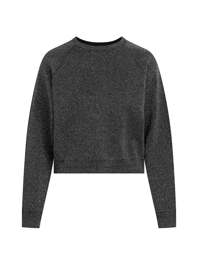Joe's Jeans Women's The Taylor Raglan Sweater - Silver Black Metal
