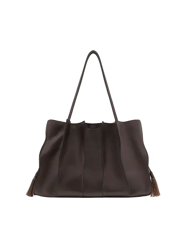 Women's Adria Leather Tote Bag - Wenge