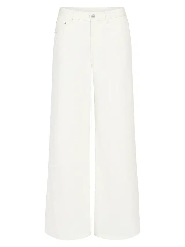 TWP Women's Tiny Dancer Wide-Leg Jeans - White