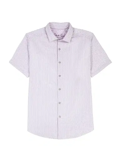 Robert Graham Men's Fornillo Short-Sleeve Shirt - Lilac - Size XXXXL | Thumbnail 1 Robert Graham Men's Fornillo Short-Sleeve Shirt - Lilac - Size XXXXL | Thumbnail 1