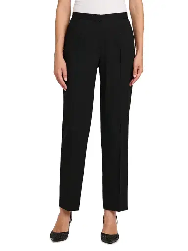 Kiton Women's Seamed Stretch-Wool Pants - Black | Thumbnail 3 Kiton Women's Seamed Stretch-Wool Pants - Black | Thumbnail 3