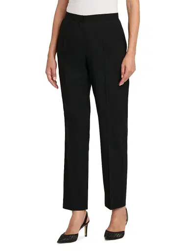 Kiton Women's Seamed Stretch-Wool Pants - Black | Thumbnail 4 Kiton Women's Seamed Stretch-Wool Pants - Black | Thumbnail 4