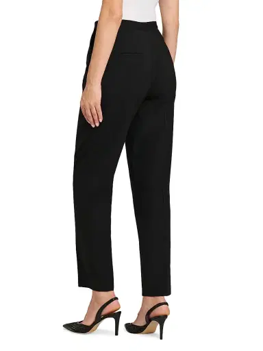 Kiton Women's Seamed Stretch-Wool Pants - Black | Thumbnail 5 Kiton Women's Seamed Stretch-Wool Pants - Black | Thumbnail 5
