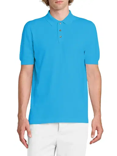 Kiton Men's Cotton Polo Shirt - Turquoise - Size XXL | Thumbnail 3 Kiton Men's Cotton Polo Shirt - Turquoise - Size XXL | Thumbnail 3