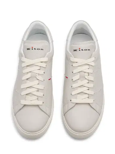 Kiton Men's Leather Low-Top Sneakers | Thumbnail 6 Kiton Men's Leather Low-Top Sneakers | Thumbnail 6