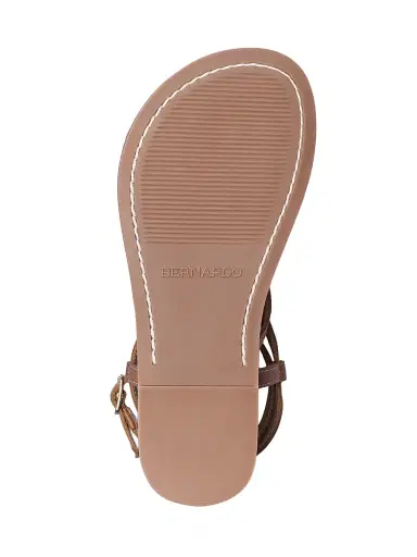 Bernardo Women's Mallorie Ankle Strap Thong Sandals - Luggage - Size 11 | Thumbnail 4 Bernardo Women's Mallorie Ankle Strap Thong Sandals - Luggage - Size 11 | Thumbnail 4