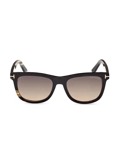 TOM FORD Men's 53MM Square Sunglasses - Brown Green | Thumbnail 1 TOM FORD Men's 53MM Square Sunglasses - Brown Green | Thumbnail 1