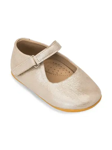 Elephantito Baby Girl's Bare Leather Mary Janes - Talc 2 (Child) | Thumbnail 2