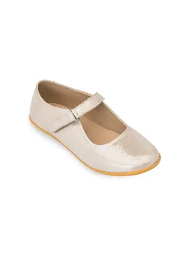 Elephantito Baby Girl's Bare Leather Mary Janes - Talc 2 (Child) | Thumbnail 1