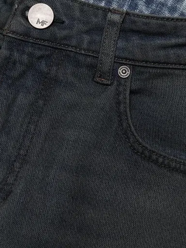 Monfrère Men's Caine Coated Straight-Leg Jeans - Noir - Size 40 | Thumbnail 7