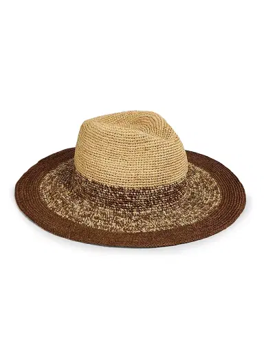 Eugenia Kim Women's Cruise Lourdes Raffia Fedora Hat | Thumbnail 1 Eugenia Kim Women's Cruise Lourdes Raffia Fedora Hat | Thumbnail 1