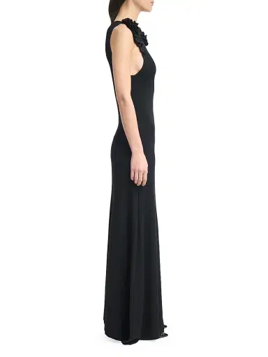 Altuzarra Women's Woolfe Floral Appliqué Column Gown | Thumbnail 4 Altuzarra Women's Woolfe Floral Appliqué Column Gown | Thumbnail 4