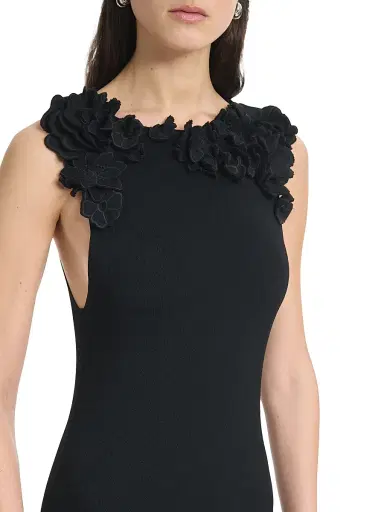 Altuzarra Women's Woolfe Floral Appliqué Column Gown | Thumbnail 6 Altuzarra Women's Woolfe Floral Appliqué Column Gown | Thumbnail 6