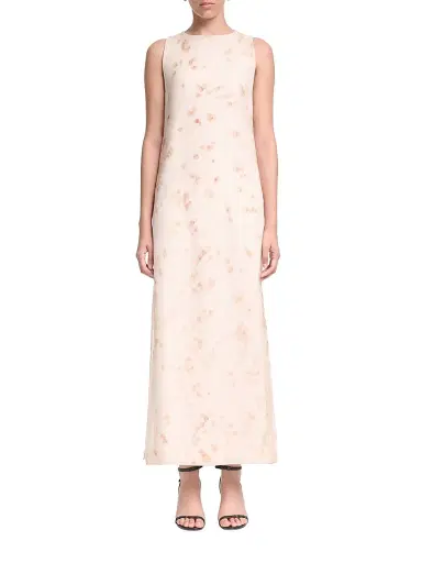 Altuzarra Women's Nadja Printed Cotton Shift Dress - Pale Blush Petals - Size 4 | Thumbnail 2