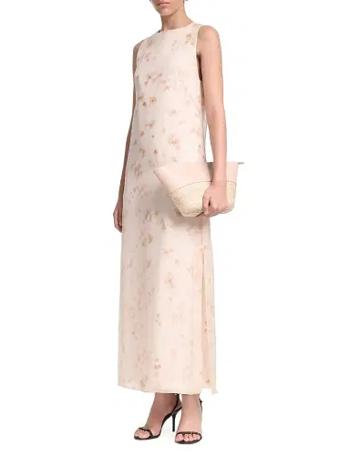 Altuzarra Women's Nadja Printed Cotton Shift Dress - Pale Blush Petals - Size 4 | Thumbnail 3