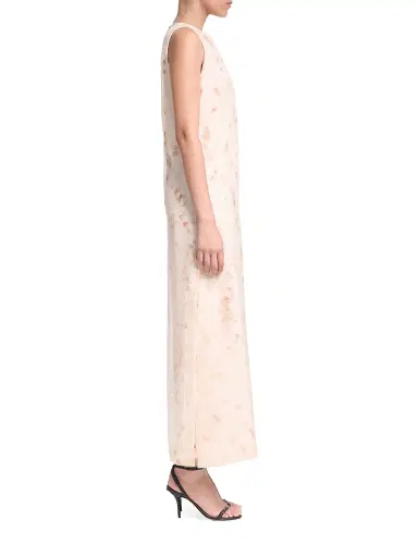 Altuzarra Women's Nadja Printed Cotton Shift Dress - Pale Blush Petals - Size 4 | Thumbnail 4