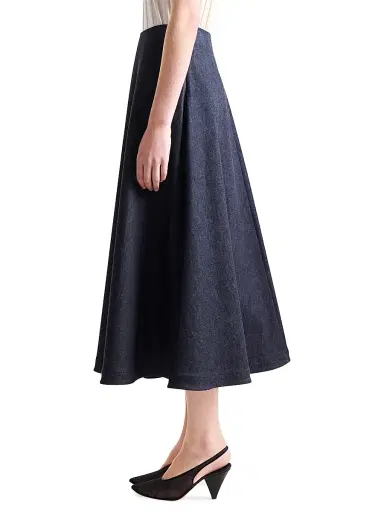 Altuzarra Women's Varda Cotton Faille Midi-Skirt | Thumbnail 4 Altuzarra Women's Varda Cotton Faille Midi-Skirt | Thumbnail 4