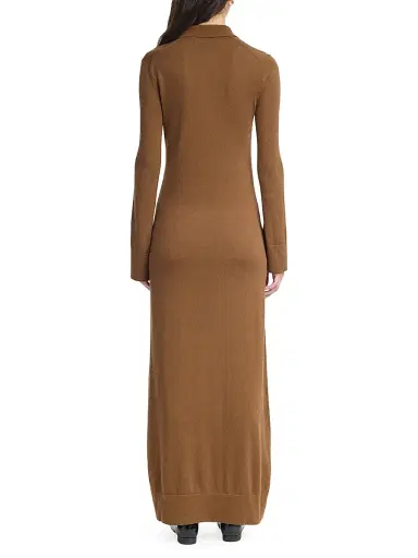 Altuzarra Women's Arp Cotton-Silk Long-Sleeve Maxi Dress - Toffee - Size XS | Thumbnail 5 Altuzarra Women's Arp Cotton-Silk Long-Sleeve Maxi Dress - Toffee - Size XS | Thumbnail 5